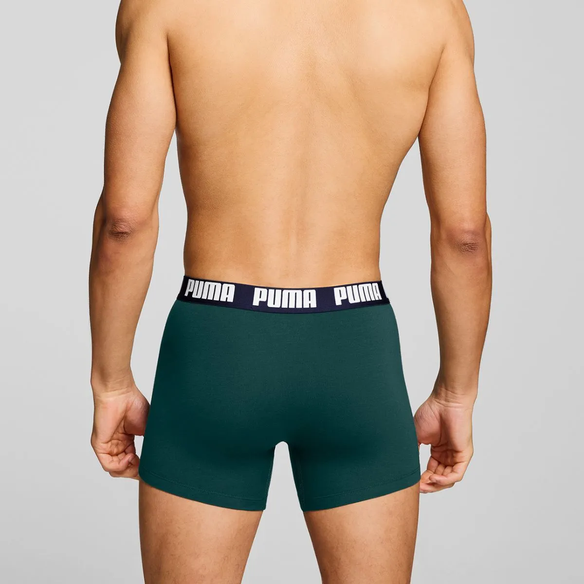 Puma Boxershorts Everyday Basic 2-pack Green / Navy