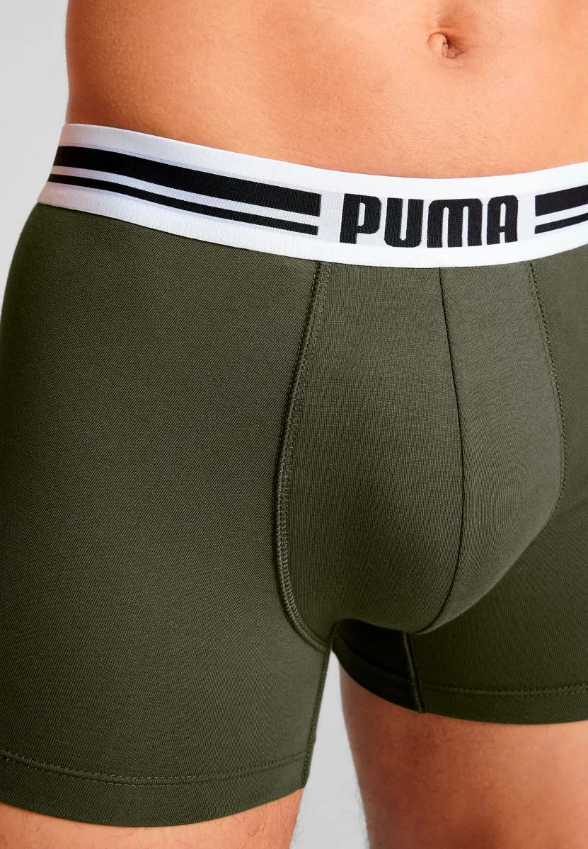 Puma Boxershorts Everyday Placed Logo 2-pack Forest Night