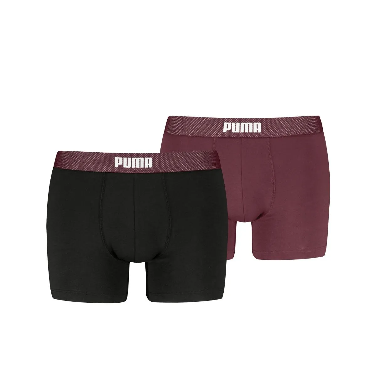 Puma Boxershorts 6-pack Black / Burgundy / Grey