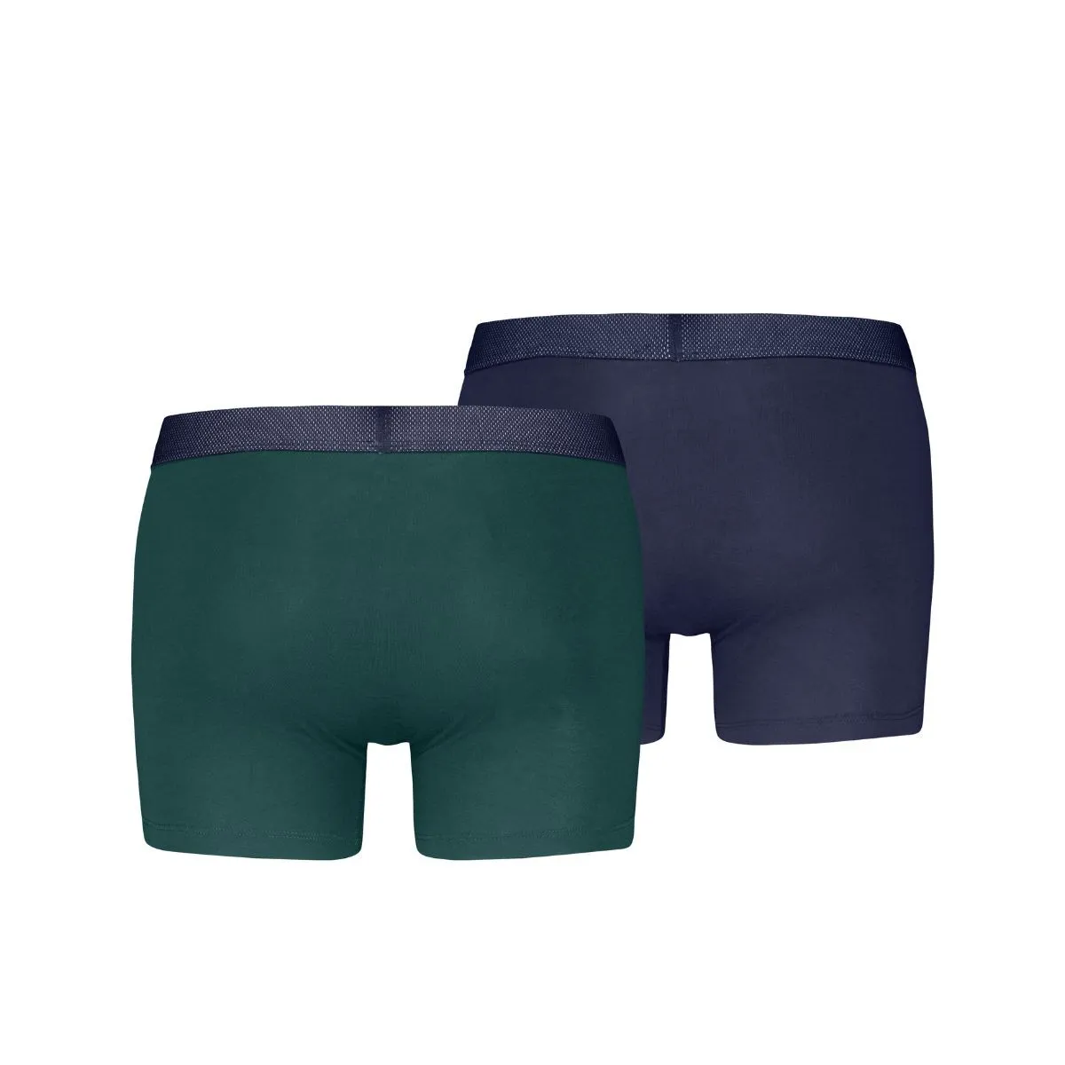 Puma Boxershorts Mesh Waistband 2-pack Green / Navy