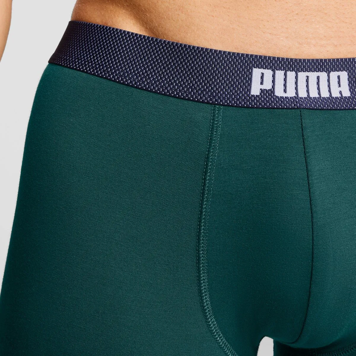 Puma Boxershorts Mesh Waistband 2-pack Green / Navy