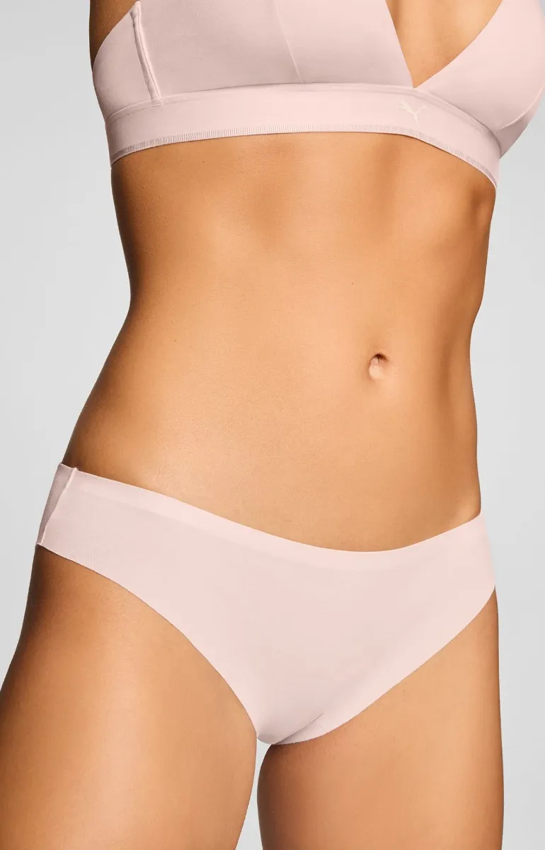 Puma Dames Briefs Invisible Cotton 6-pack Light Pink