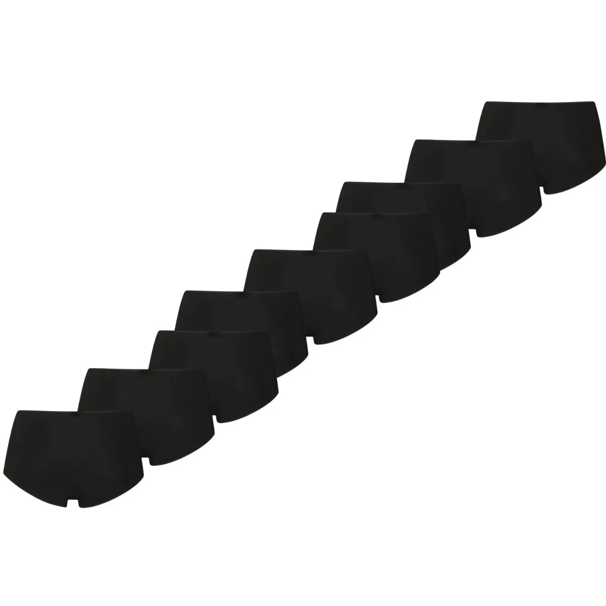 Puma Dames Mini Shorts 9-pack Zwart