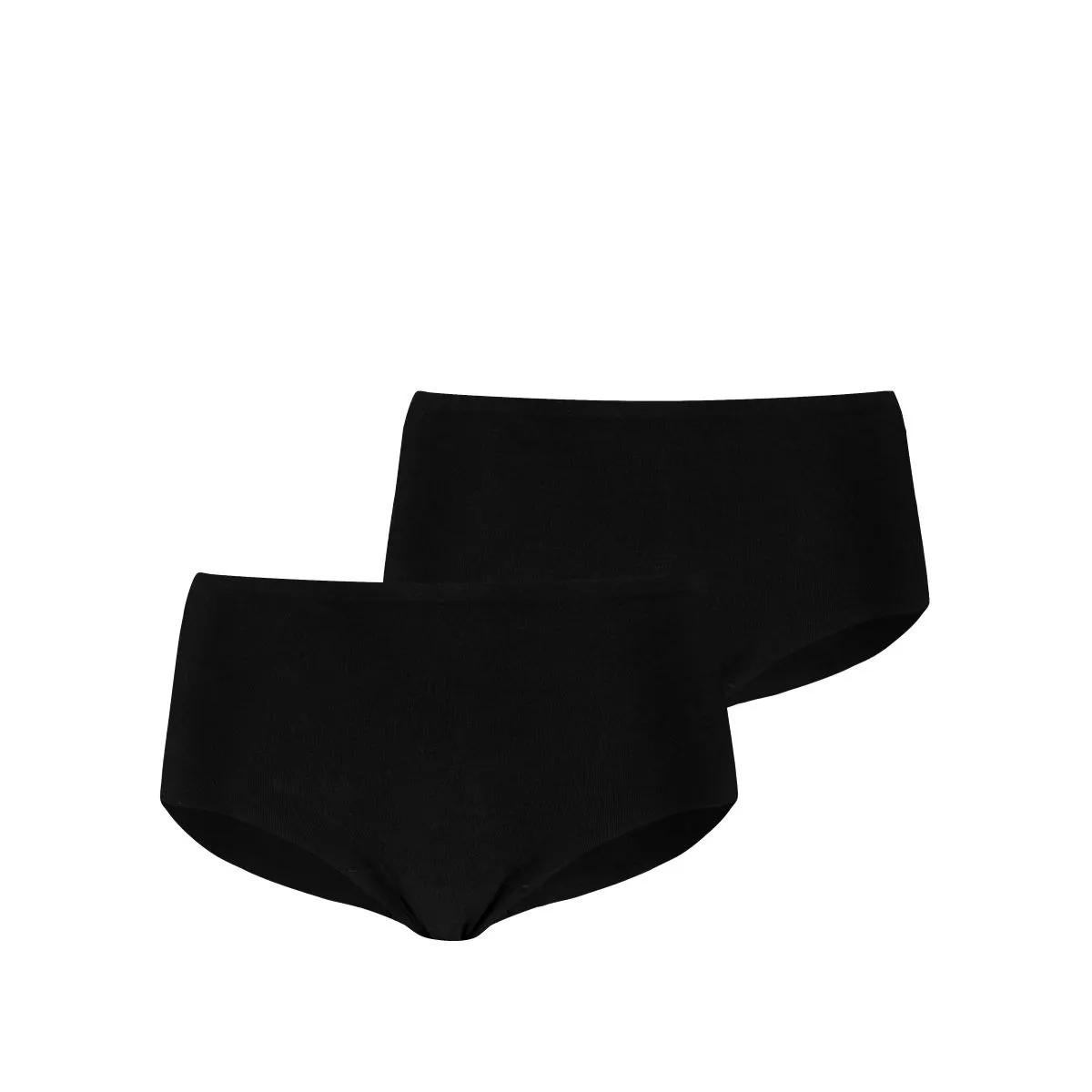 Puma Dames Mini Shorts Invisible Cotton 2-pack Zwart