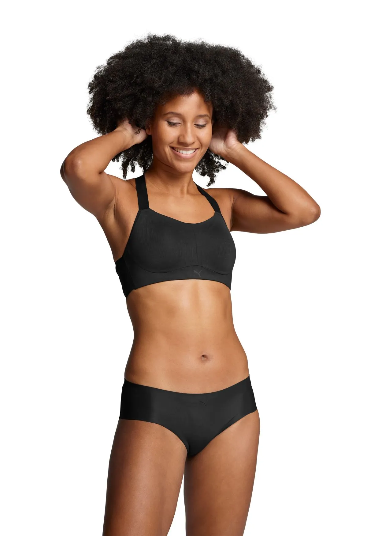 Puma Sport Hipster Naadloos 2-pack Zwart