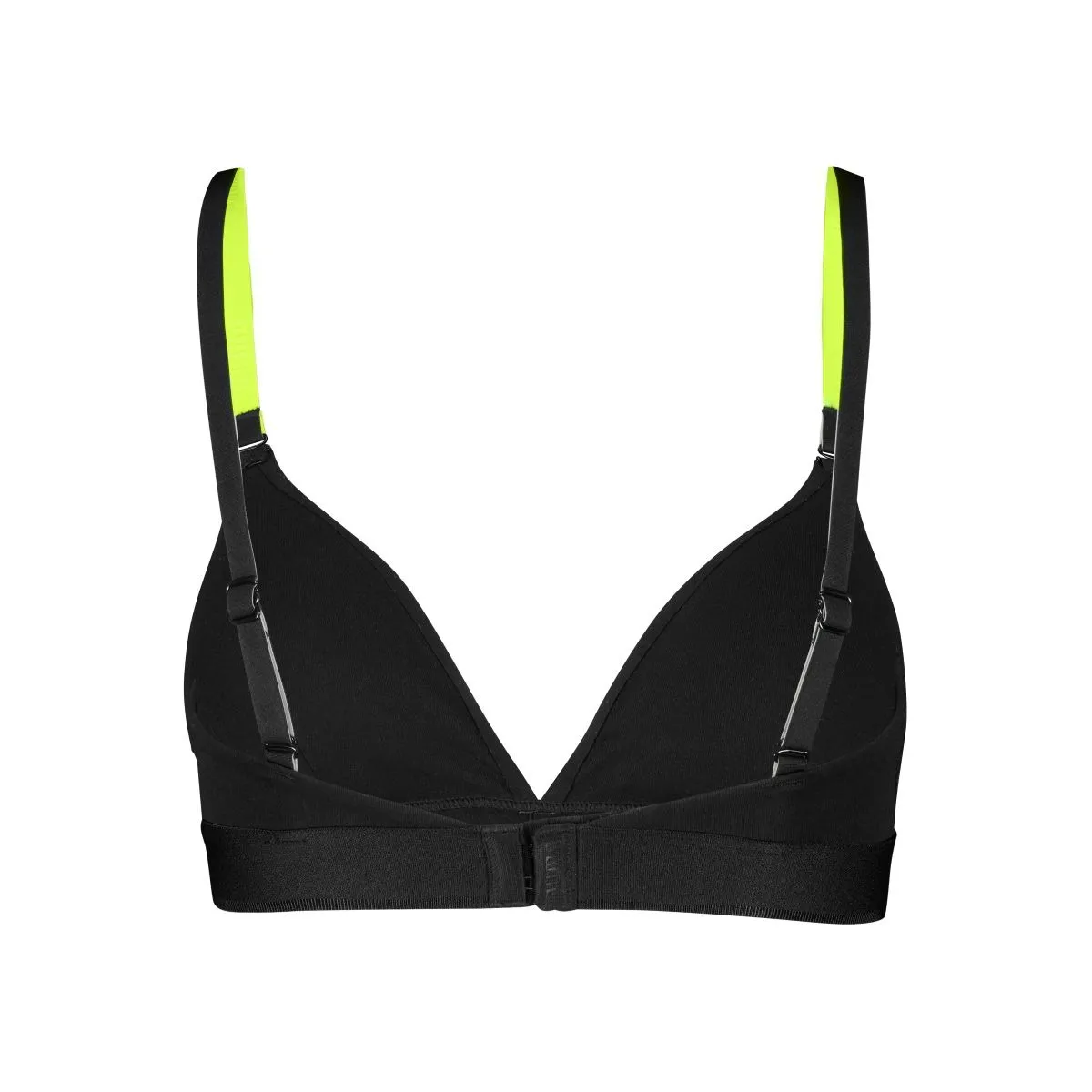 Puma Dames Sport Triangel Bralette 3D Knit Zwart