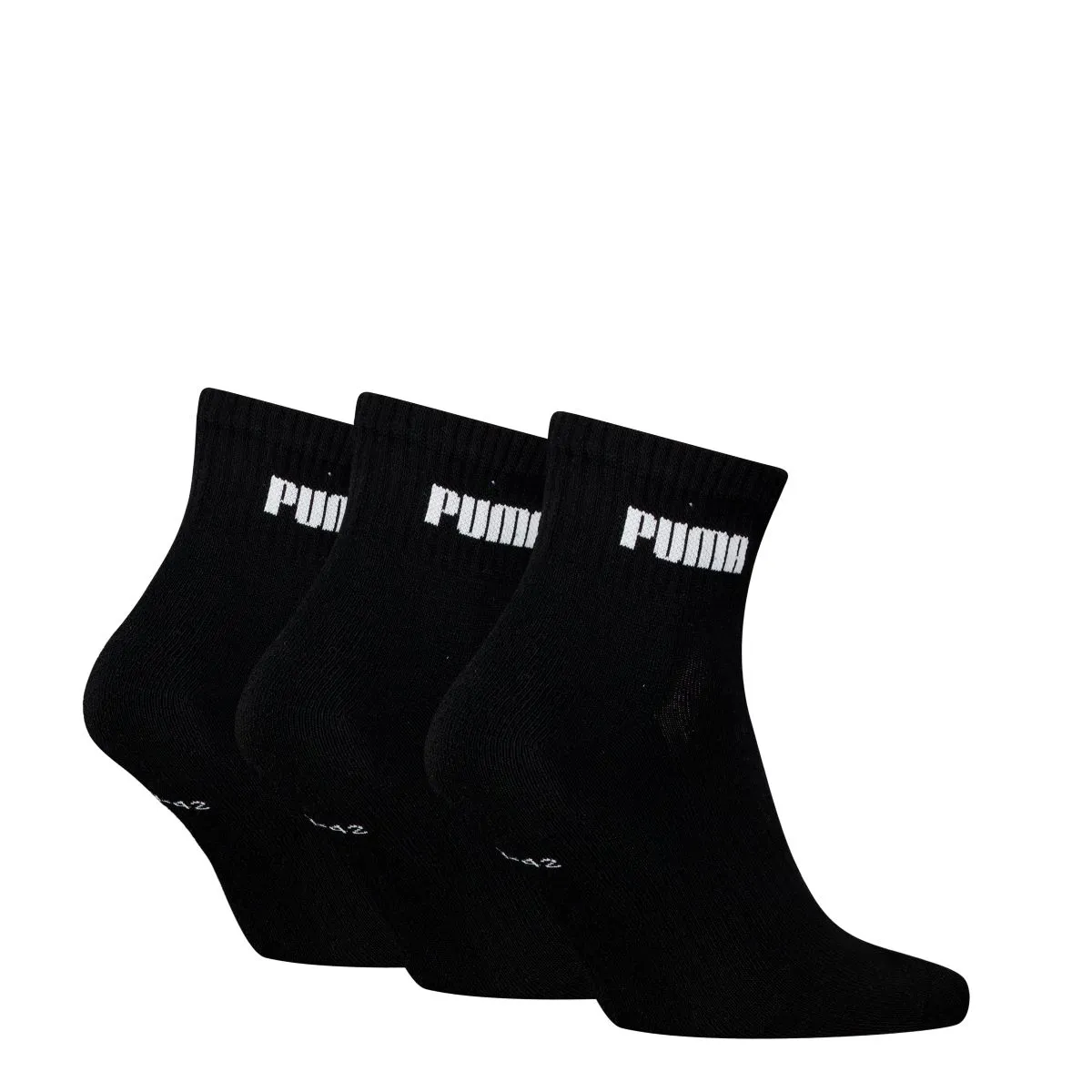 Puma Quartersokken Cushioned New Generation 3-pack Zwart