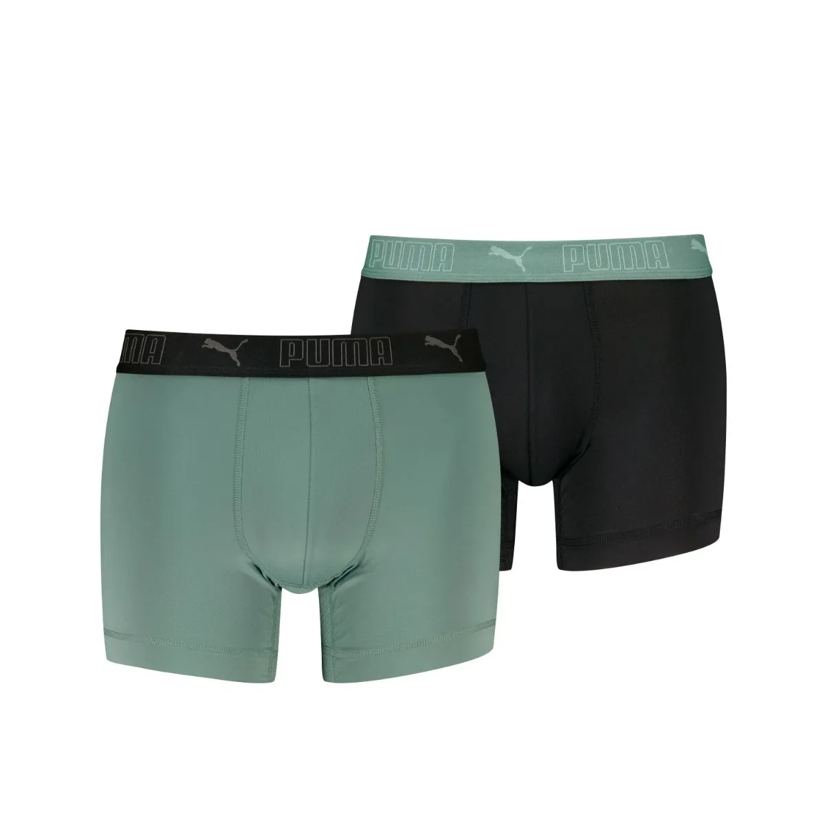 Puma Sport Boxershorts Microfiber 6-pack Dark Sage / Black