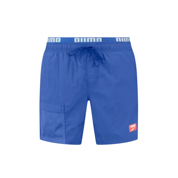 Puma Zwembroek Heren Utility Mid Shorts Benjamin Blue