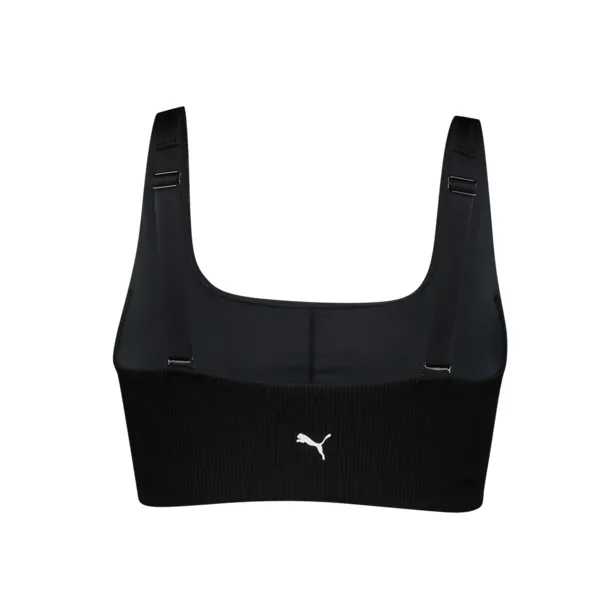 Puma Zwemtop Ribbed Scoop Neck Top Black Combo