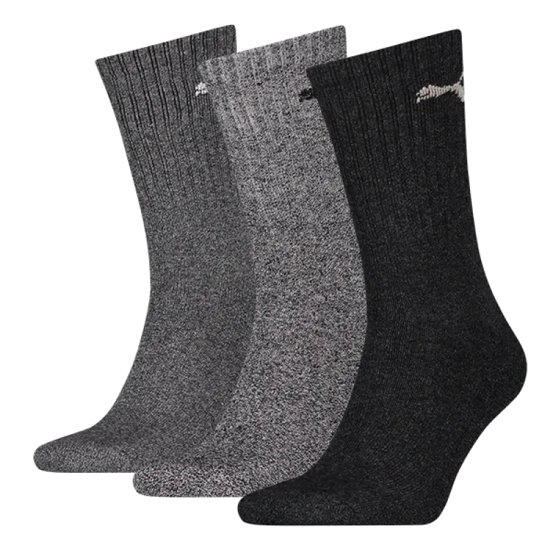 Puma Sportsokken Antraciet / Grey 12-pack