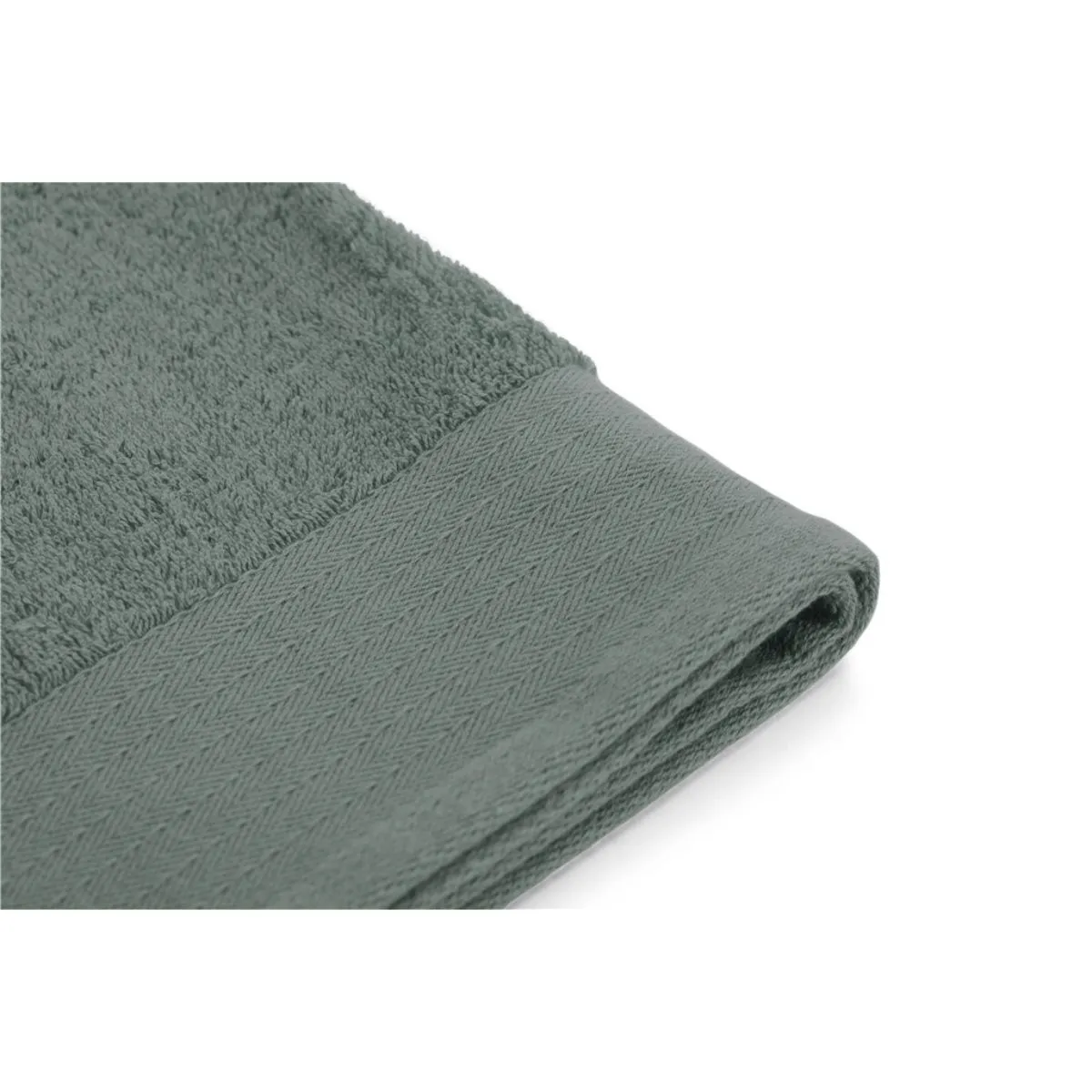 Walra Soft Cotton Handdoeken 50 x 100 cm - 550 gr/m² - Legergroen - 10 stuks