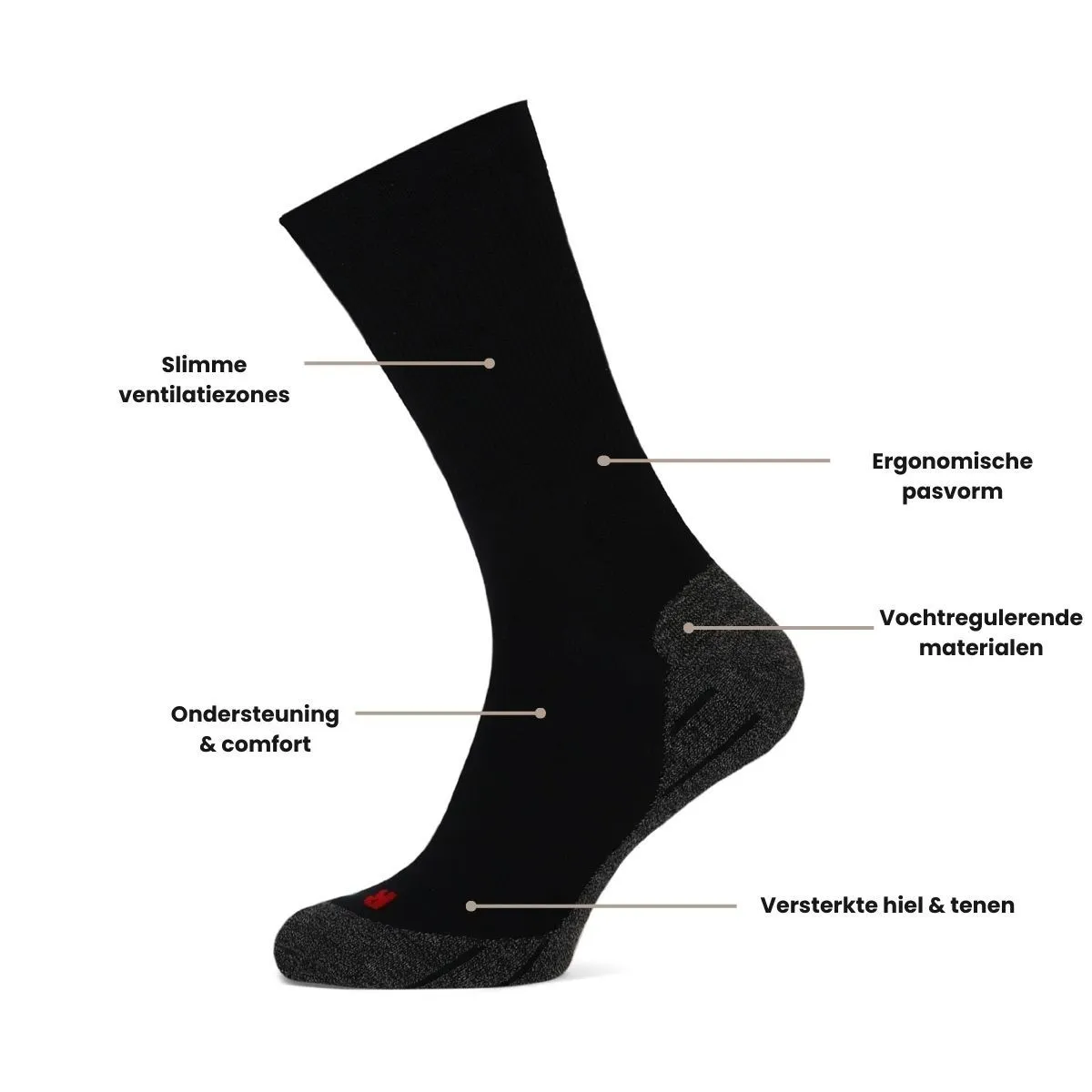 STAPP Wandelsokken Active Walking 3-pack - Keuze uit 2 kleuren