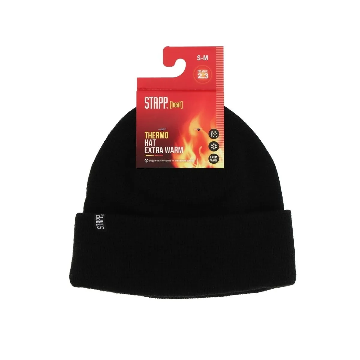 STAPP Heat Thermo Muts Unisex  Zwart
