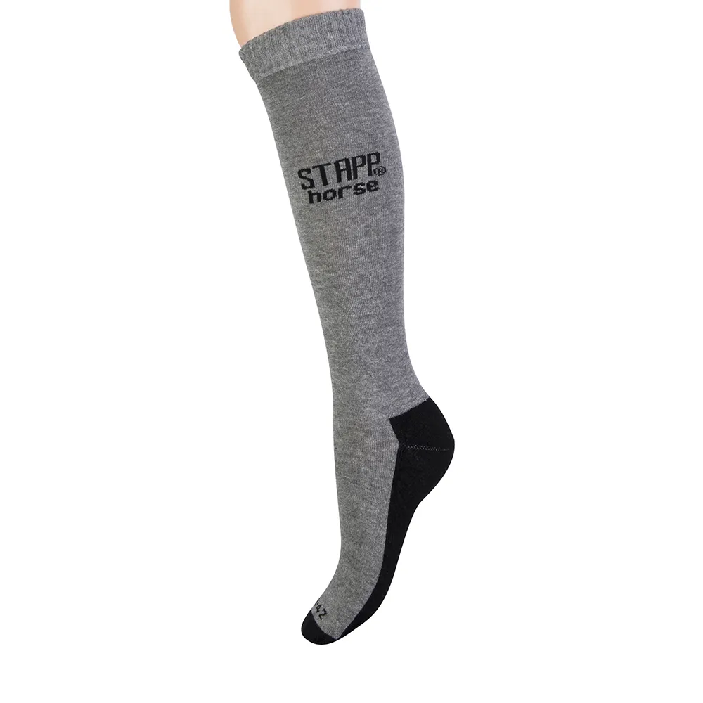 STAPP Horse Paardrijsokken Uni 4-pack Grijs