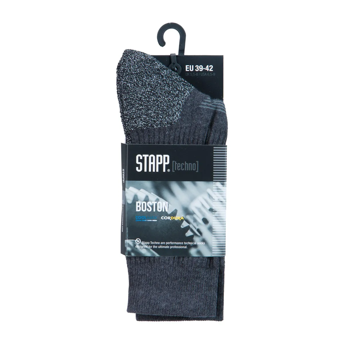STAPP Wandelsokken Techno Boston All Season 3-pack Antraciet