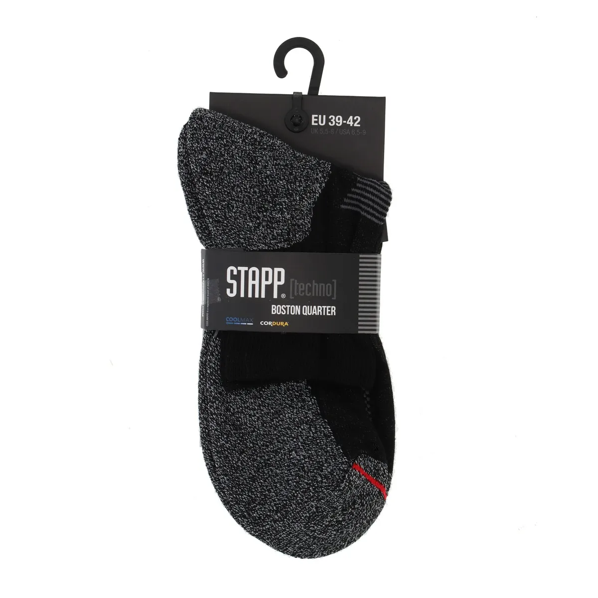 STAPP Wandelsokken Techno Boston All Season Quarter 3-pack Zwart