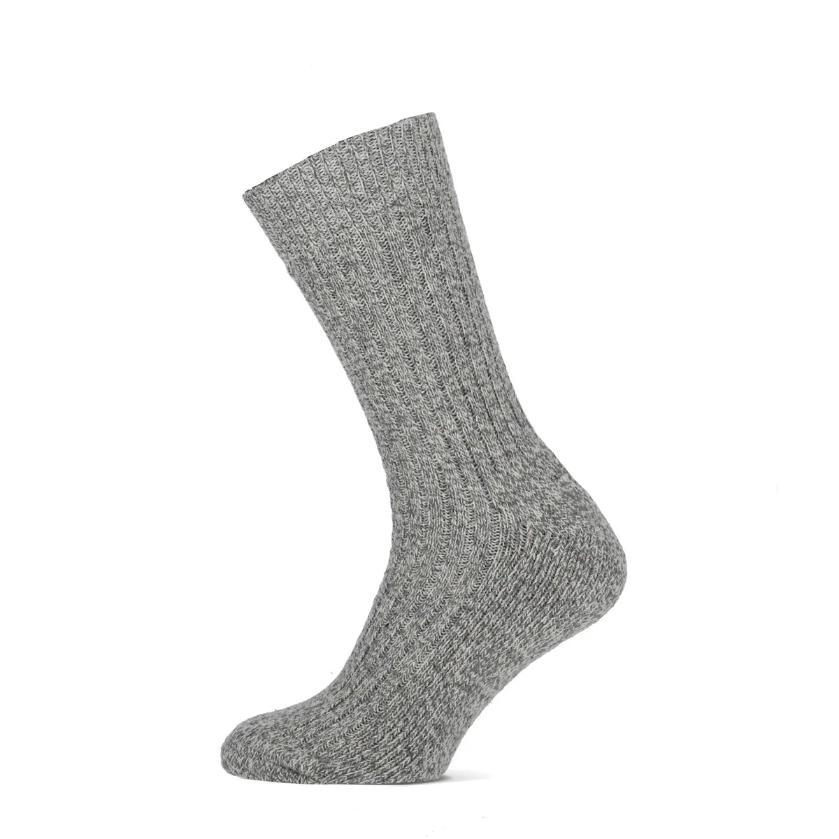 STAPP Werksokken Heren Yellow Norwegian 6-pack Grey Melange