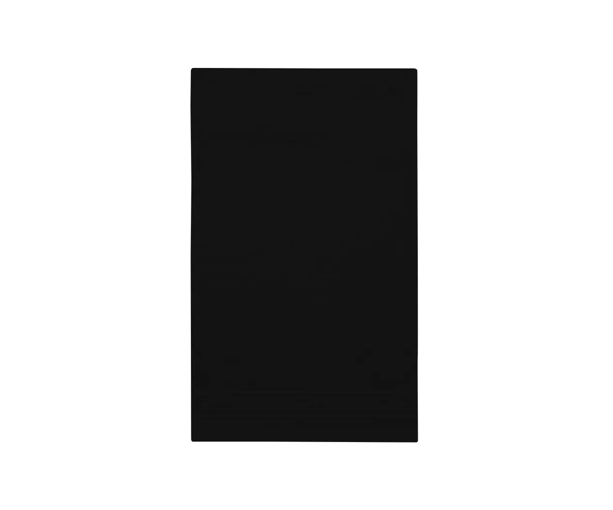 The One Gastendoek 500 gram 30x50 cm Zwart (5 stuks)