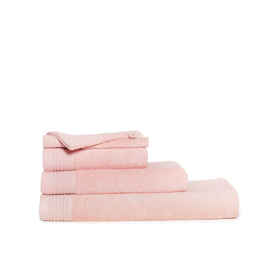 The One Handdoek 50x100 cm 450gram Salmon (5 stuks)