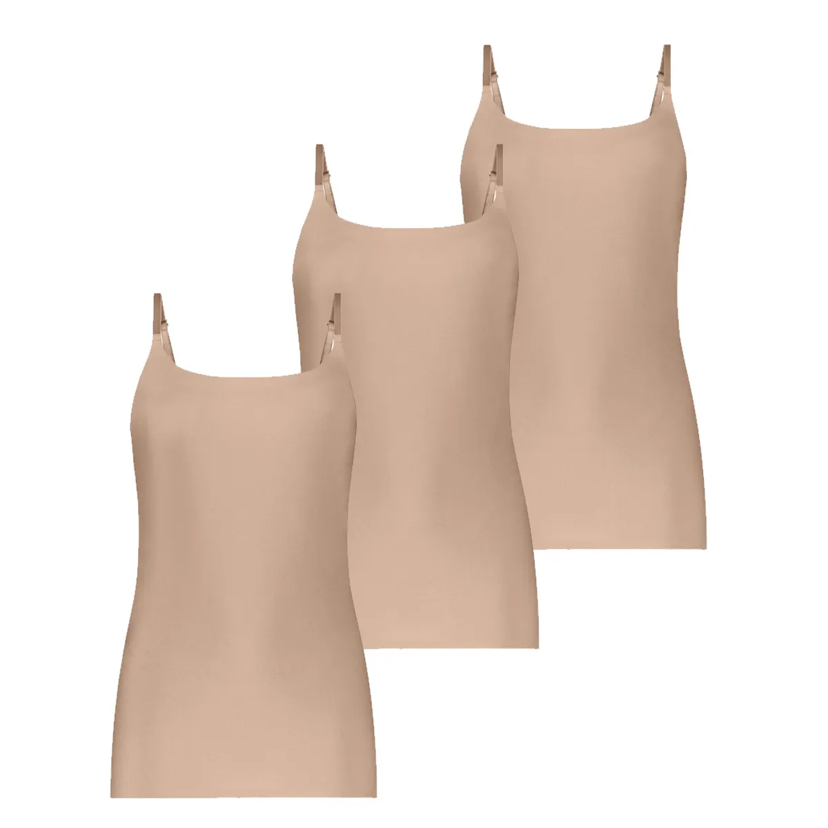 Ten Cate Secrets Spaghetti Top 3-pack Walnut