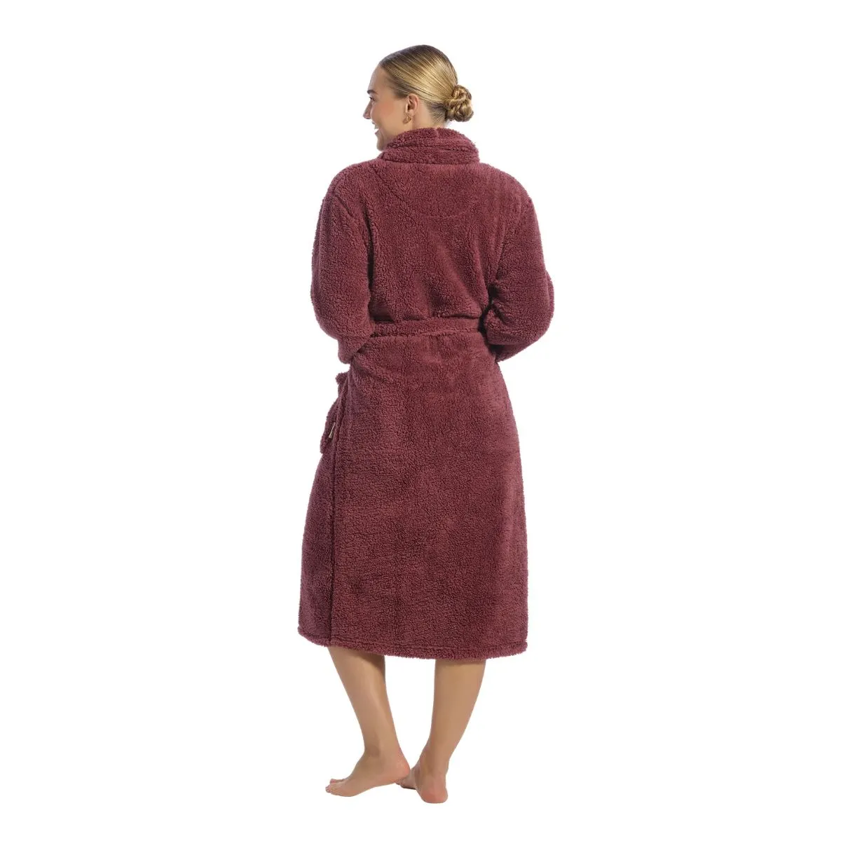 Ten Cate Badjas Dames Teddy Mauve