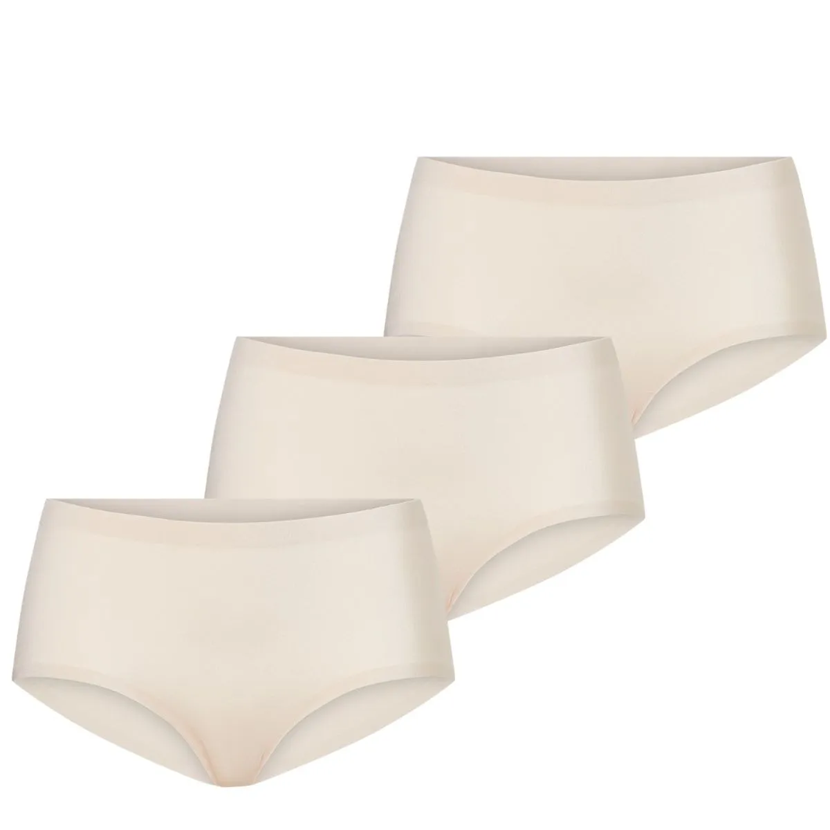 Ten Cate Secrets 3-pack Midi Slip Shiny Almond