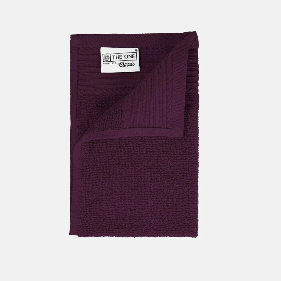 The One Gastendoek 30x50 cm 500 gram Plum