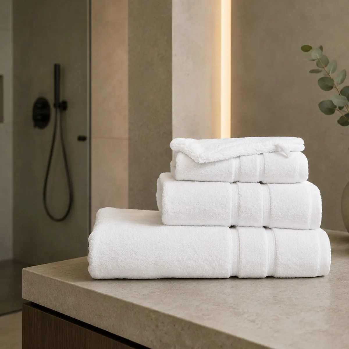 The One Washandje Ultra Deluxe 16 x 21 cm 675 gr Wit
