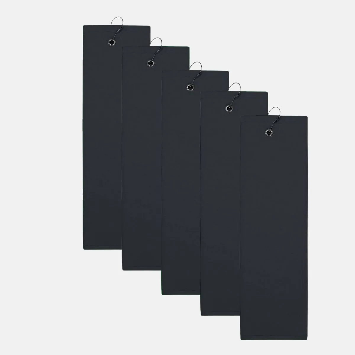 The One Golfhanddoek 40x50 cm 450 gram Antraciet (5 stuks)