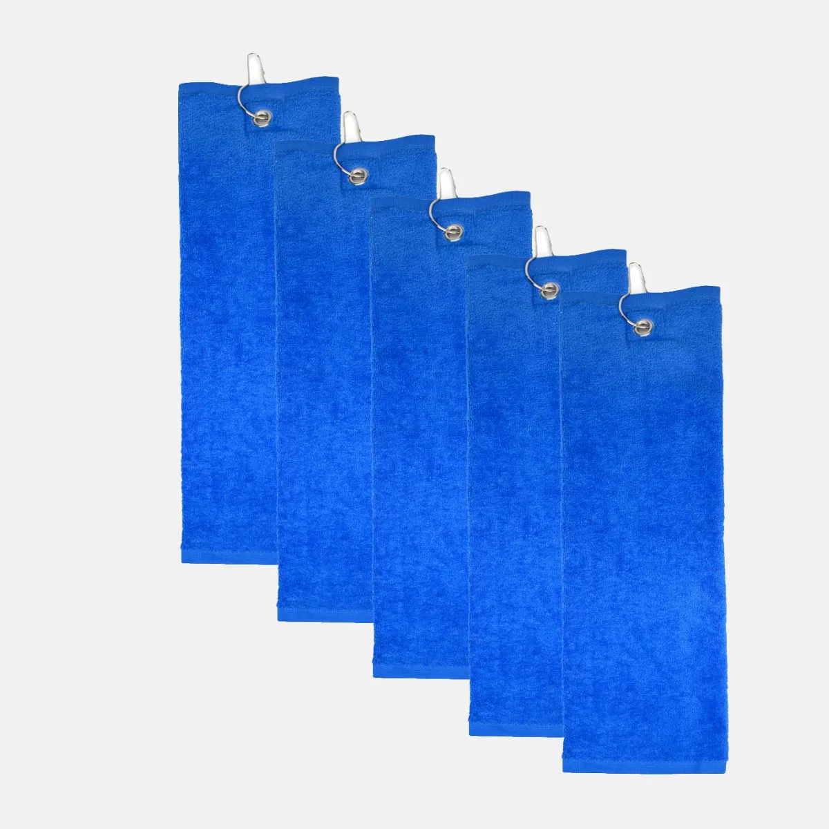 The One Golfhanddoek 40x50 cm 450 gram Blauw (5 stuks)