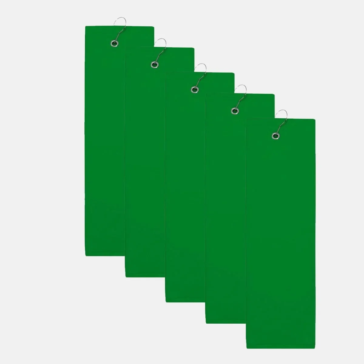 The One Golfhanddoek 40x50 cm 450 gram Groen (5 stuks)