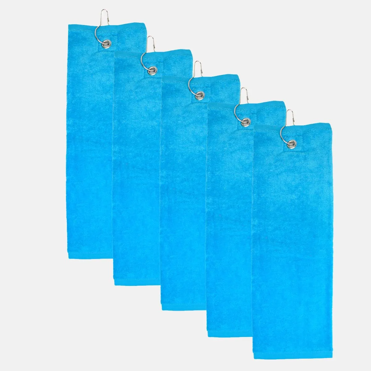 The One Golfhanddoek 40x50 cm 450 gram Turquoise (5 stuks)