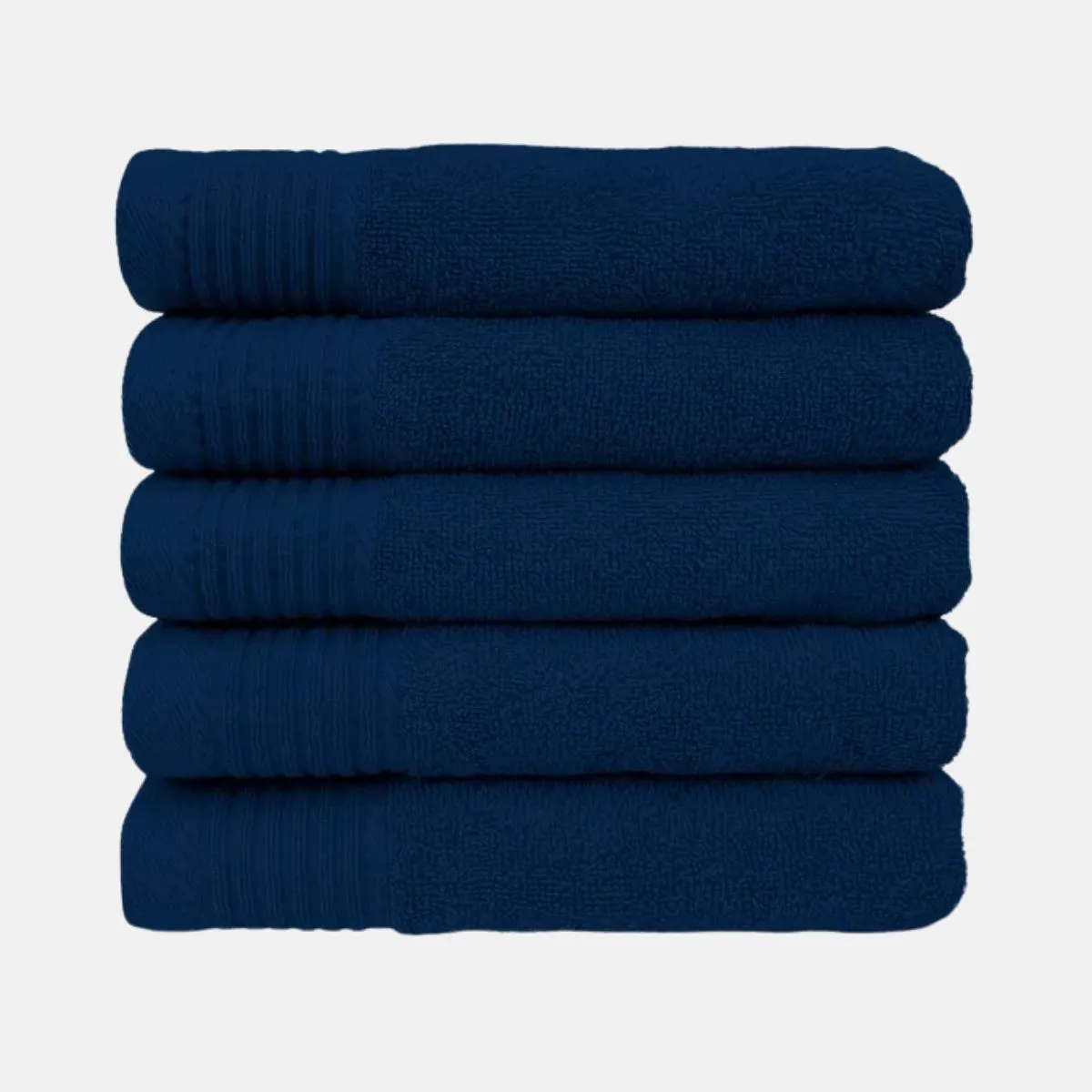 The One Handdoek Deluxe 50x100  550 gr Donker Navy  (5 stuks)
