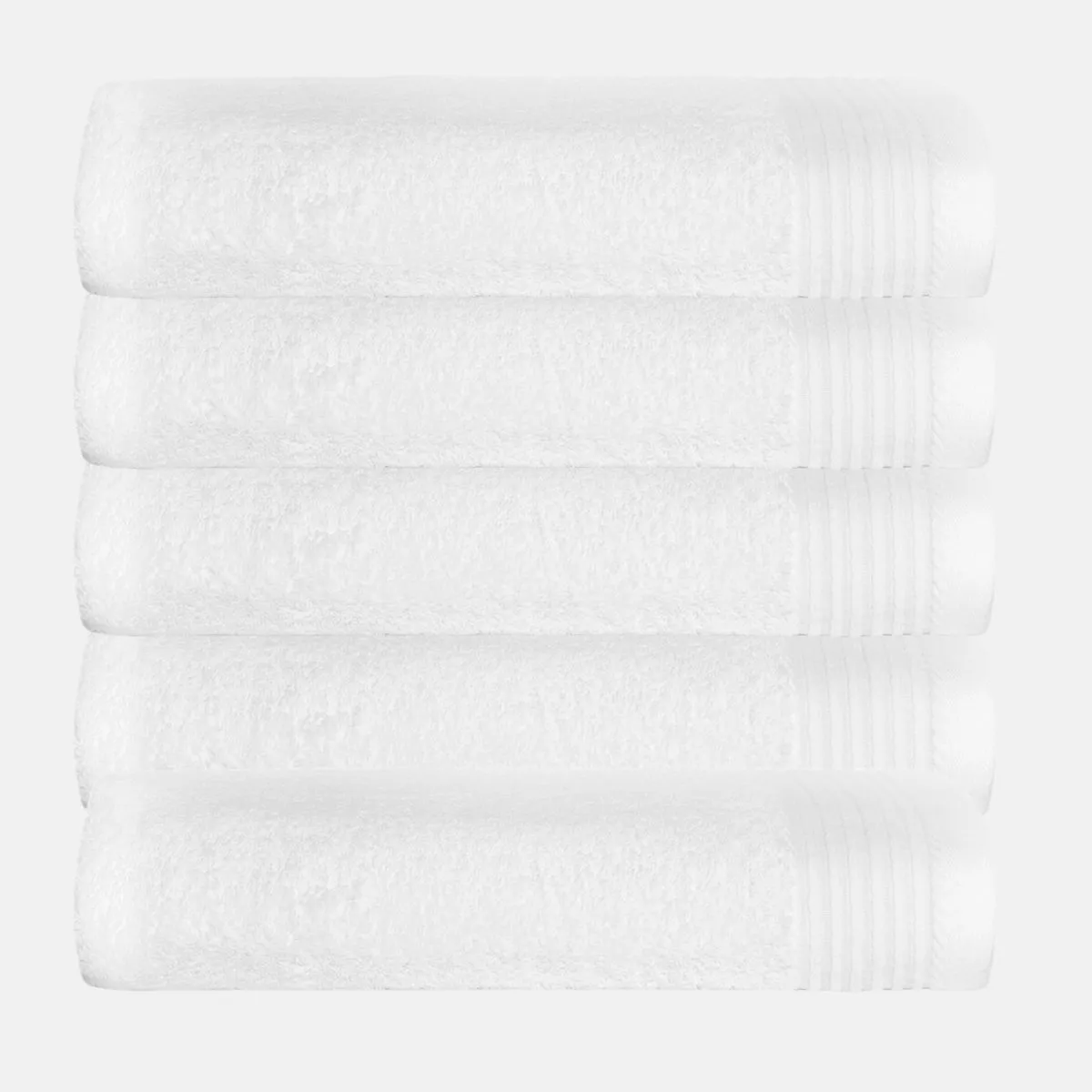 The One Badhanddoek  Deluxe 70x140  550 gr Wit (5 stuks)