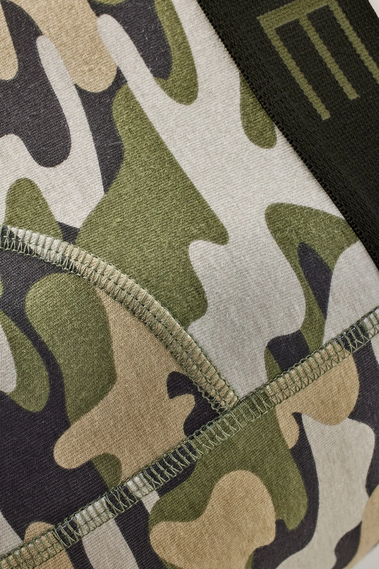Vinnie-G Boxershorts 2-pack Black / Army Green Print