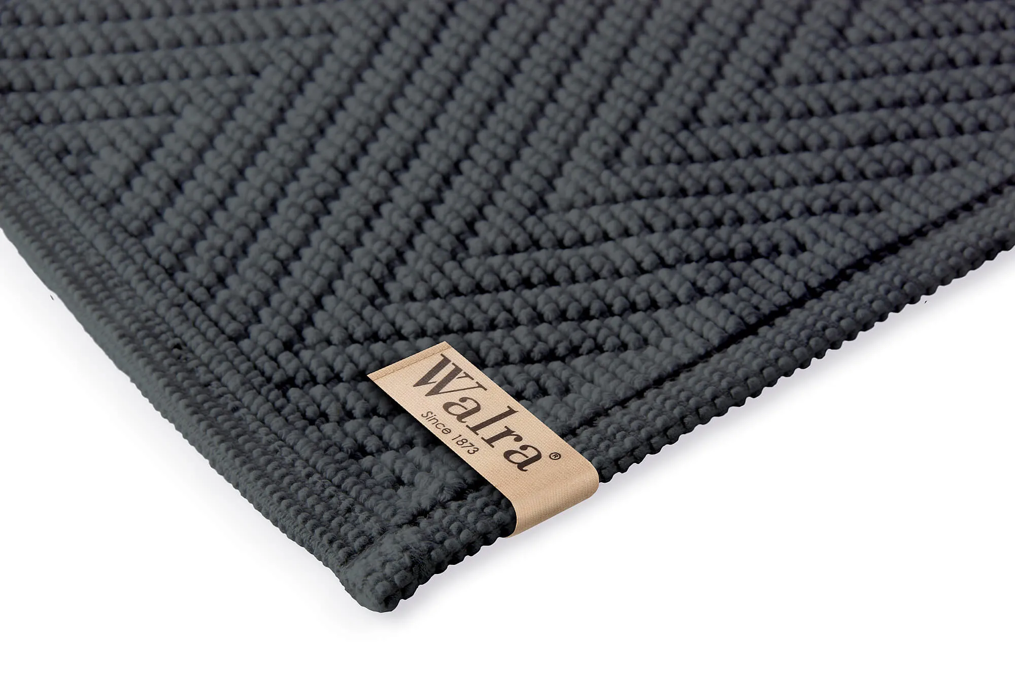 WALRA Badmat Soft Cotton Antraciet, 60x100