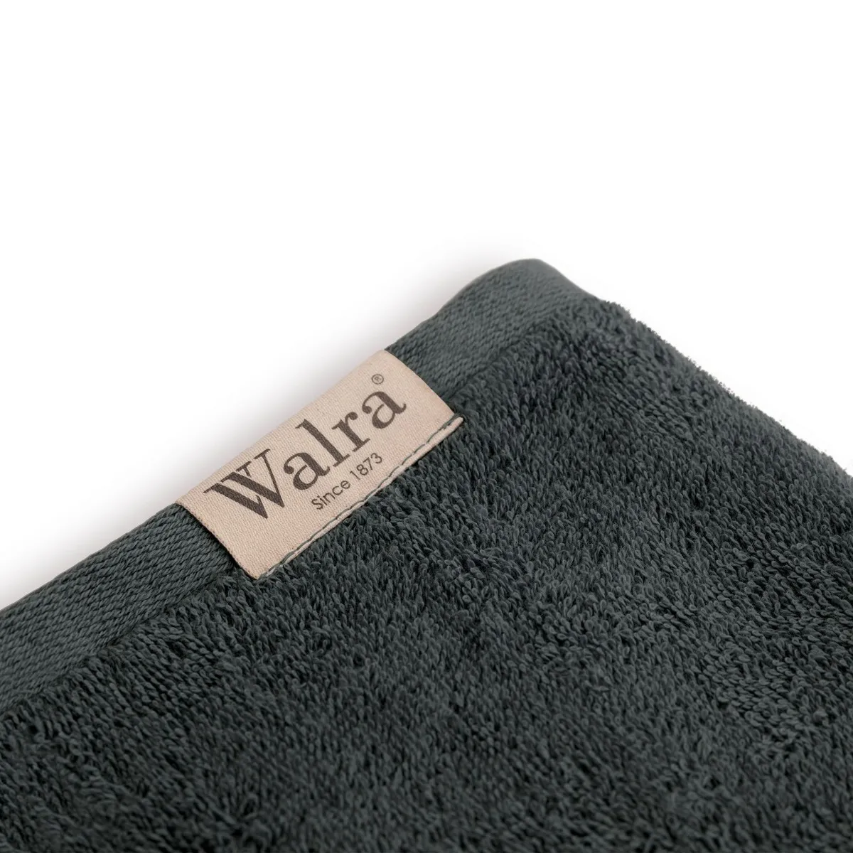 Walra Soft Cotton Handdoeken 60 x 110 cm - 550 gr/m² - Antraciet - 10 stuks