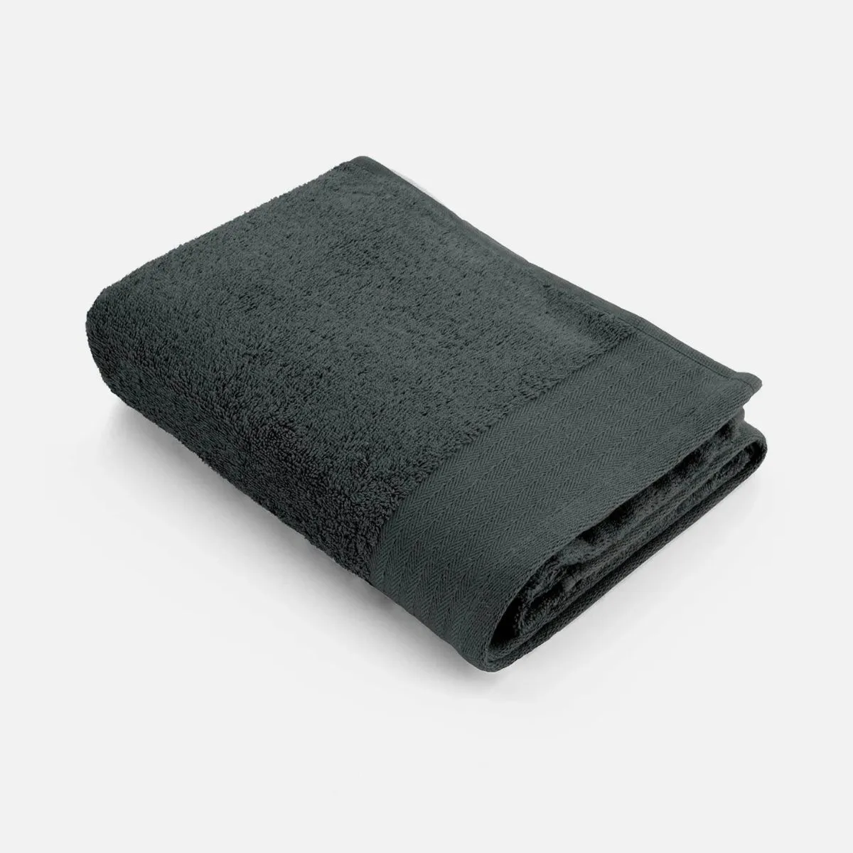 Walra Soft Cotton Handdoeken 60 x 110 cm - 550 gr/m² - Antraciet - 10 stuks