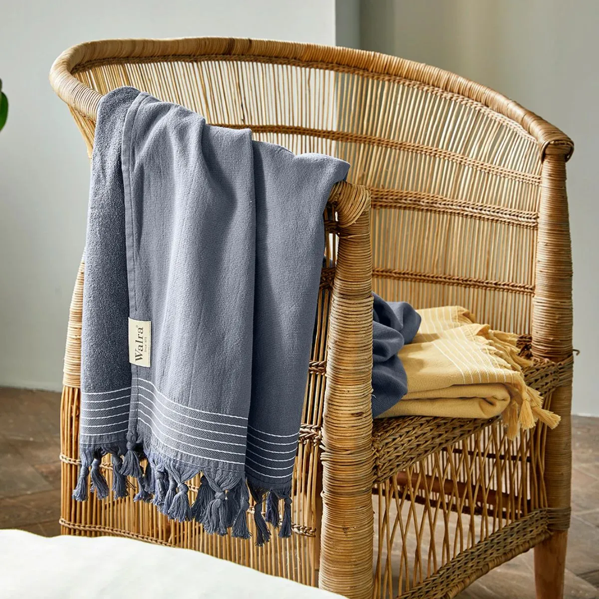 Walra Hamamdoek Soft Cotton 100x180cm Donkerblauw