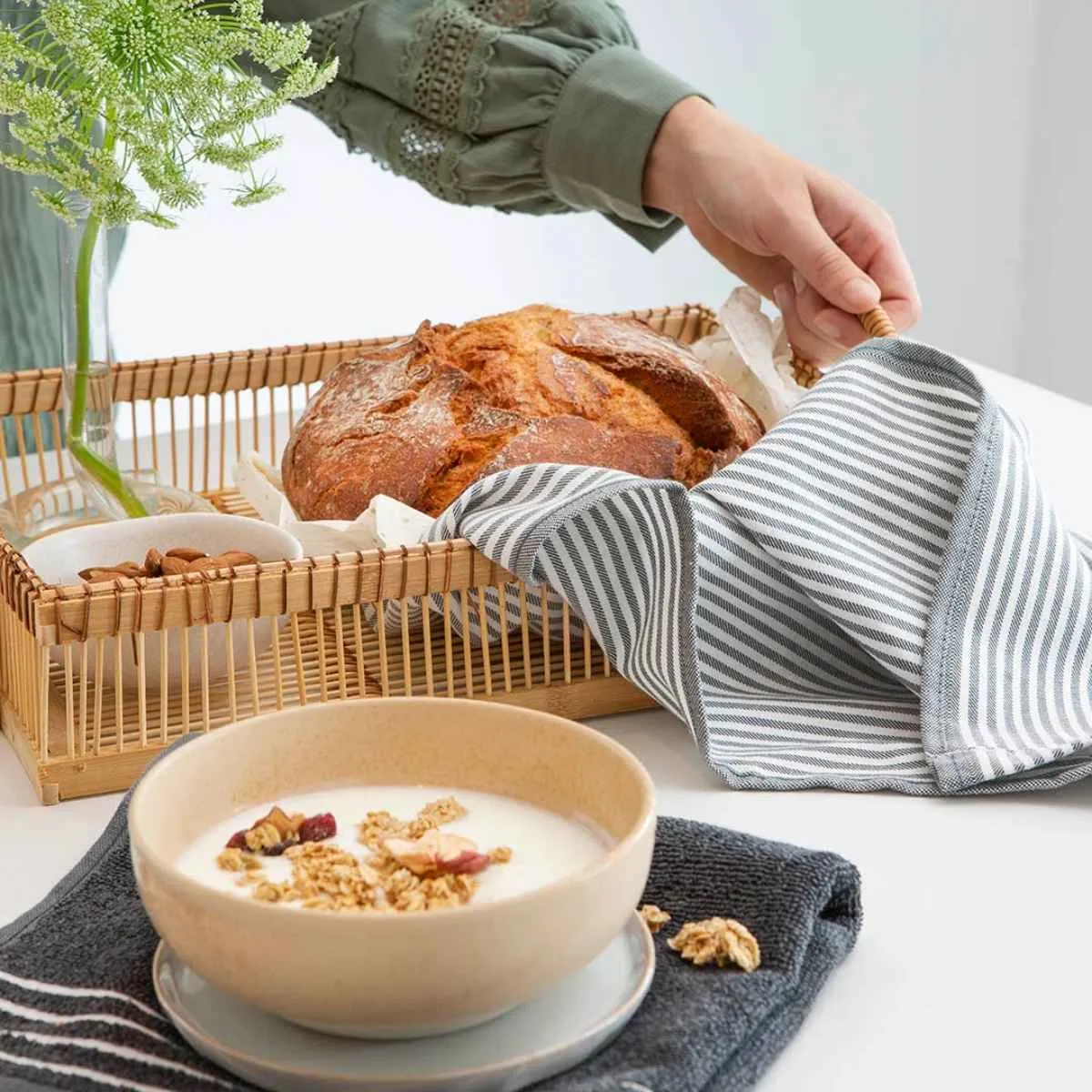 Walra Keuken- en Theedoekenset Superior Antraciet