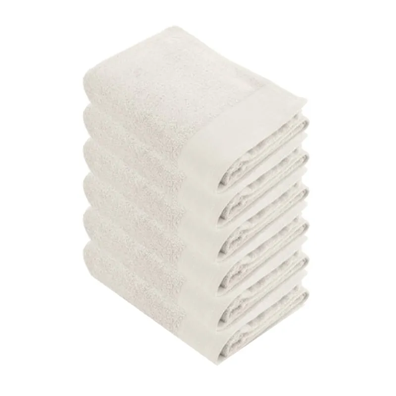 Walra Soft Cotton Baddoek 60x110 cm 550gram Kiezel Grijs - 6 stuks