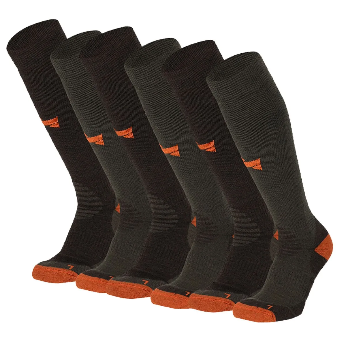 Xtreme Outdoor Sokken Compressie 6-pack Multi Green