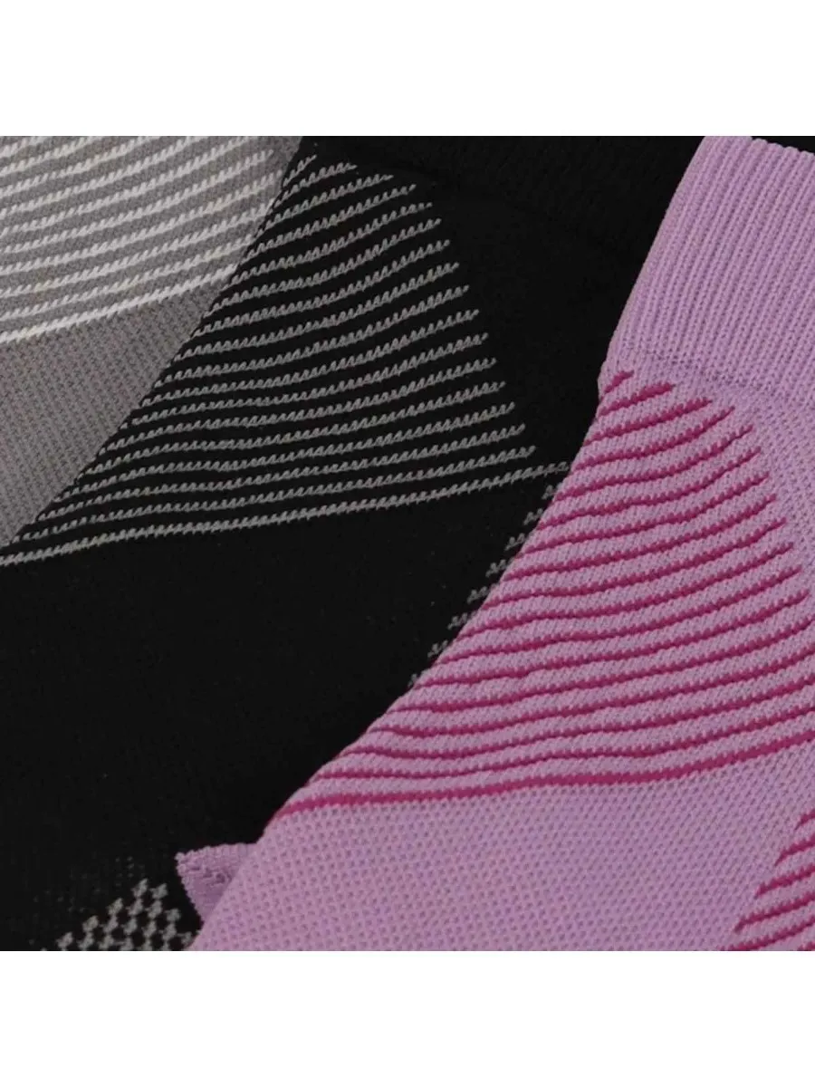 Xtreme Compressiesokken Quarter 6-pack Multi Purple