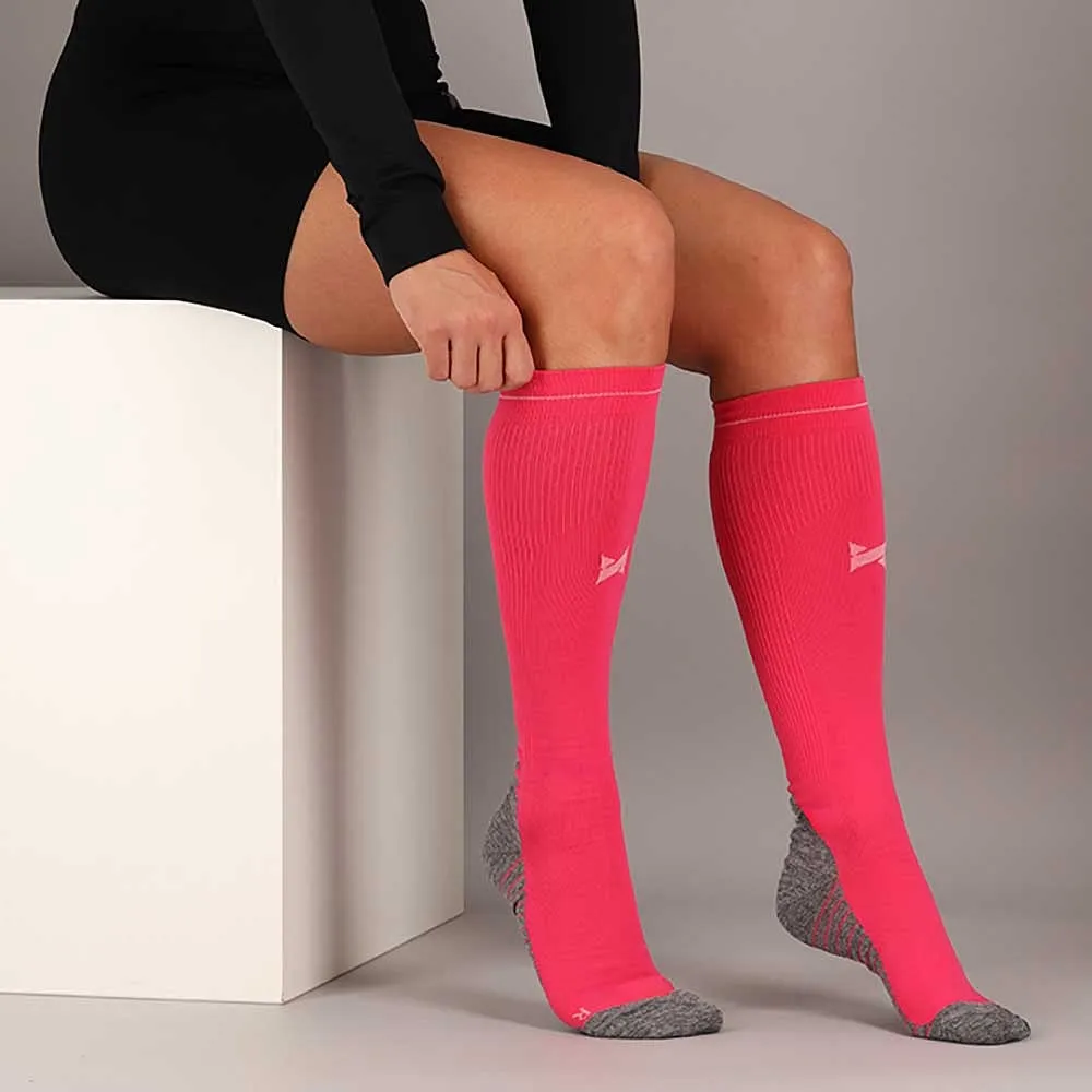Xtreme Compressie Sokken Hardlopen 2-pack Multi Pink