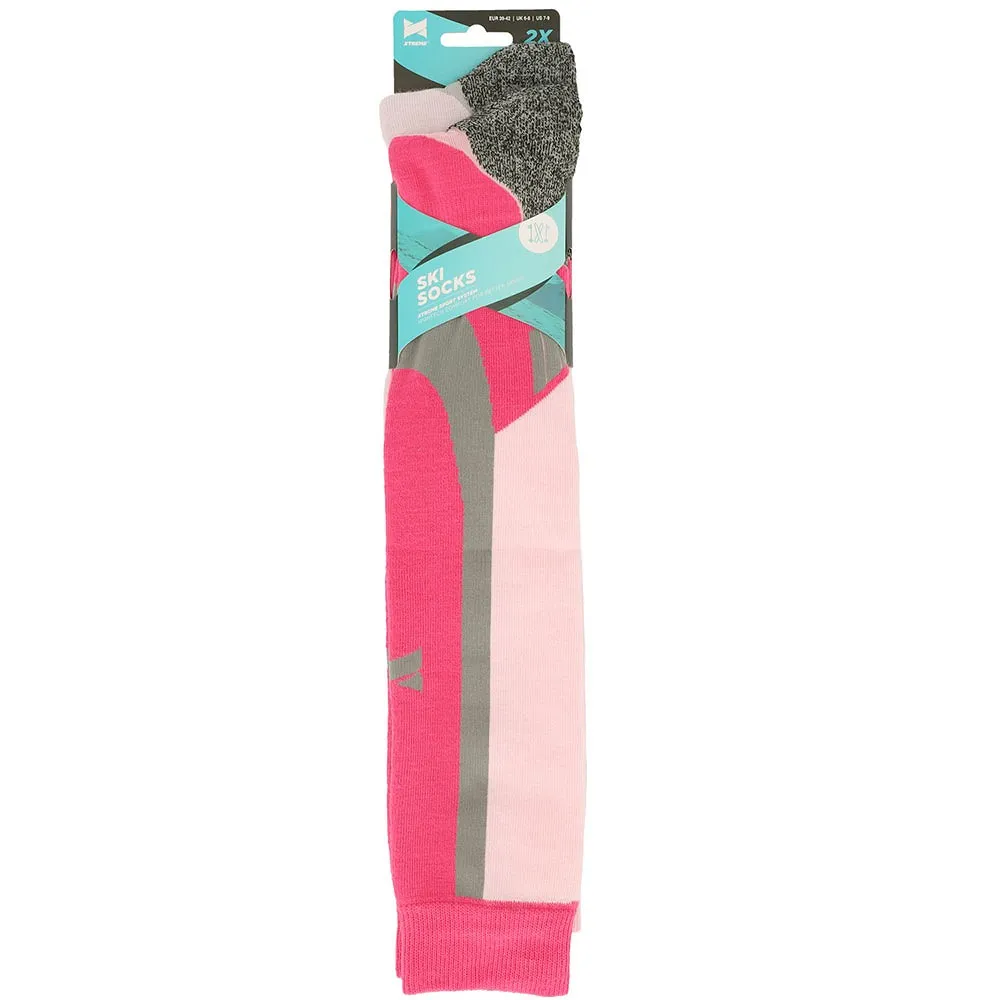 Xtreme Skisokken Unisex 6-pack Multi Pink