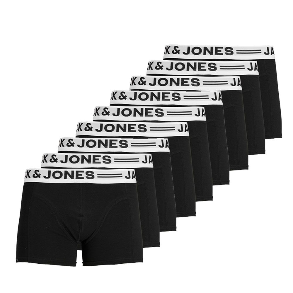 Jack & Jones Boxershorts SENSE Trunks 9-pack Zwart