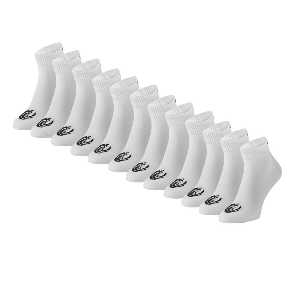 Vinnie-G Quartersokken 12-pack Wit
