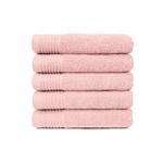 The One Handdoek 50x100 cm 450gram Salmon (5 stuks)