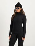 Poederbaas Midlayer Pully Dames Four Seasons Lightweight Zwart